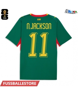 Günstige Senegal Nicolas Jackson #11 Auswärtstrikot WM 2026 Kurzarm
